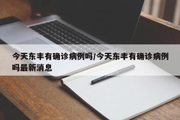 今天东丰有确诊病例吗/今天东丰有确诊病例吗最新消息